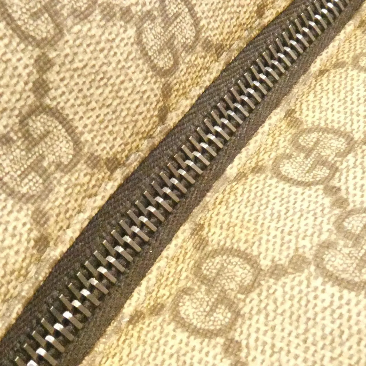 GUCCI 211138 KGDHR Handbag Canvas Beige Canvas Rank B - Thumbnail 6