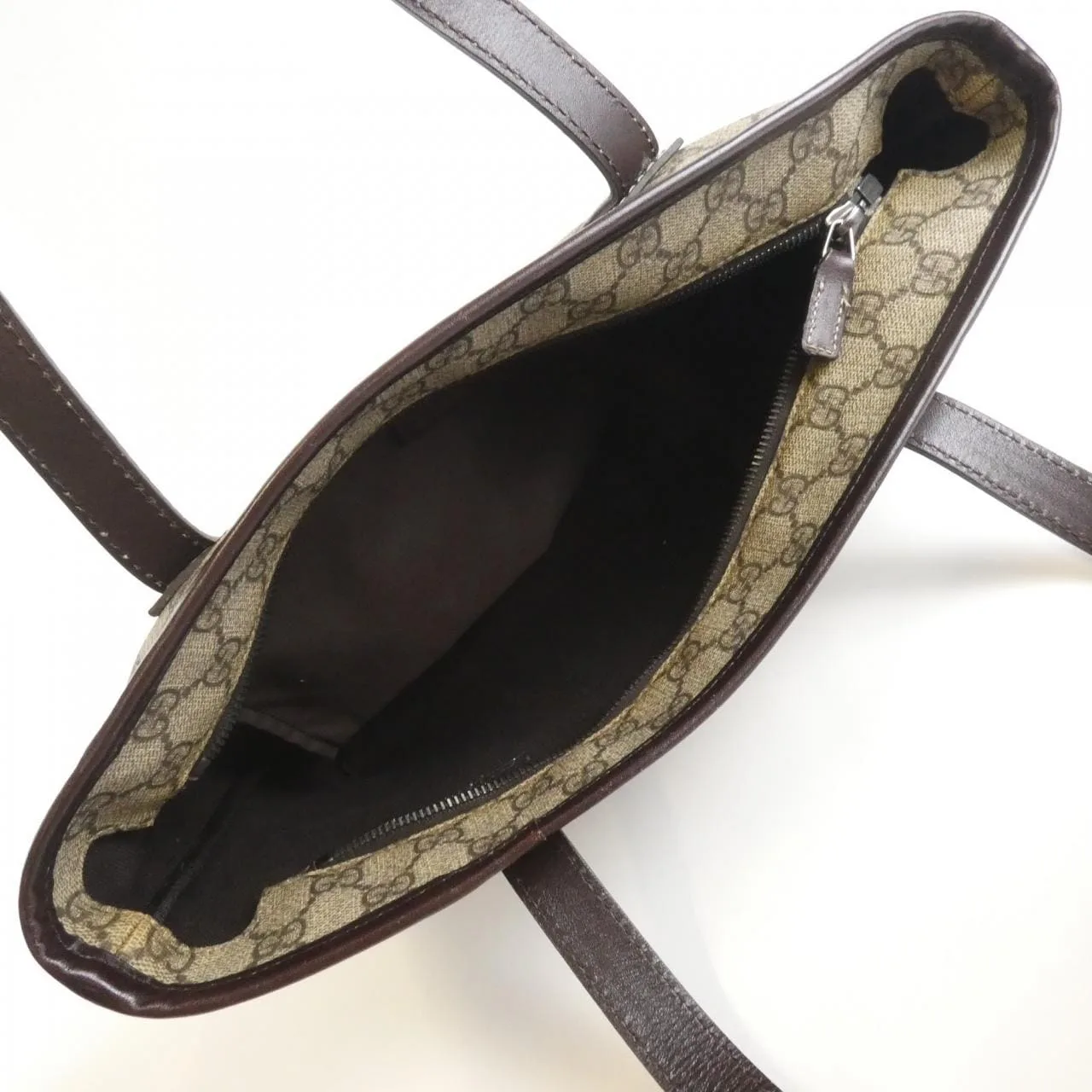 GUCCI 211138 KGDHR Handbag Canvas Beige Canvas Rank B - Thumbnail 9