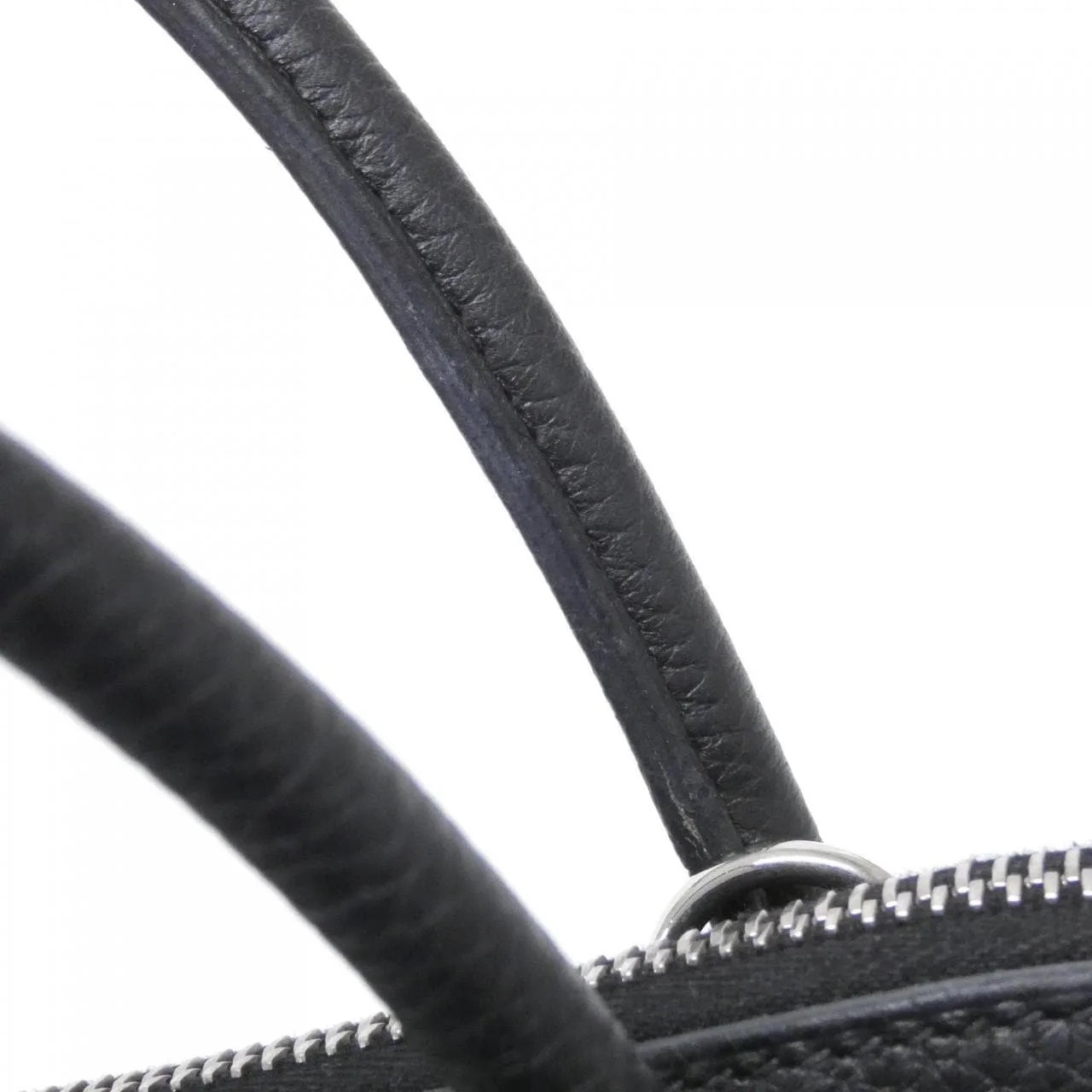 HERMES Bolide 073419CK Handbag Clemence 黑色 Clemence 皮 中古品B - 縮圖 8