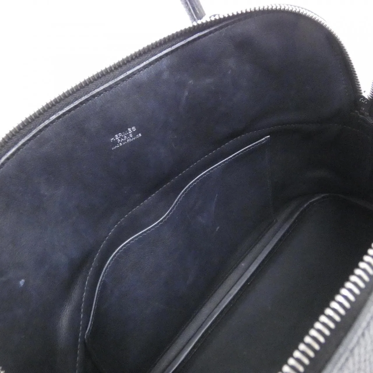 HERMES Bolide 073419CK Handbag Clemence 黑色 Clemence 皮 中古品B - 縮圖 10