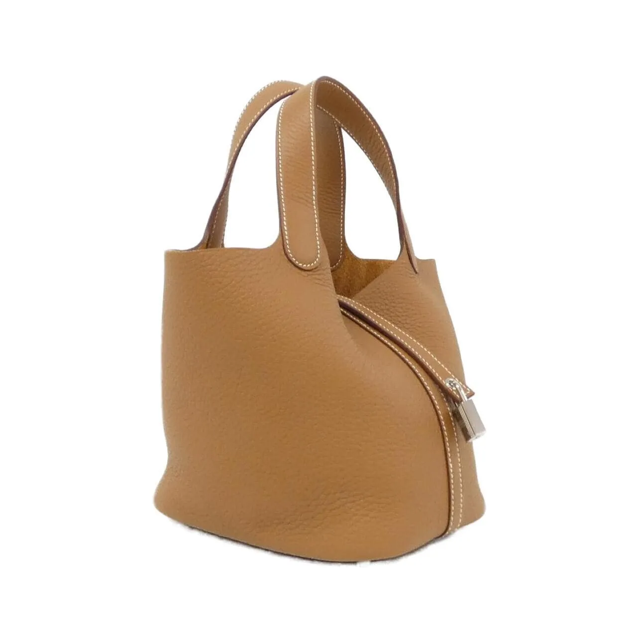 HERMES Picotin 056289CK Handbag Clemence