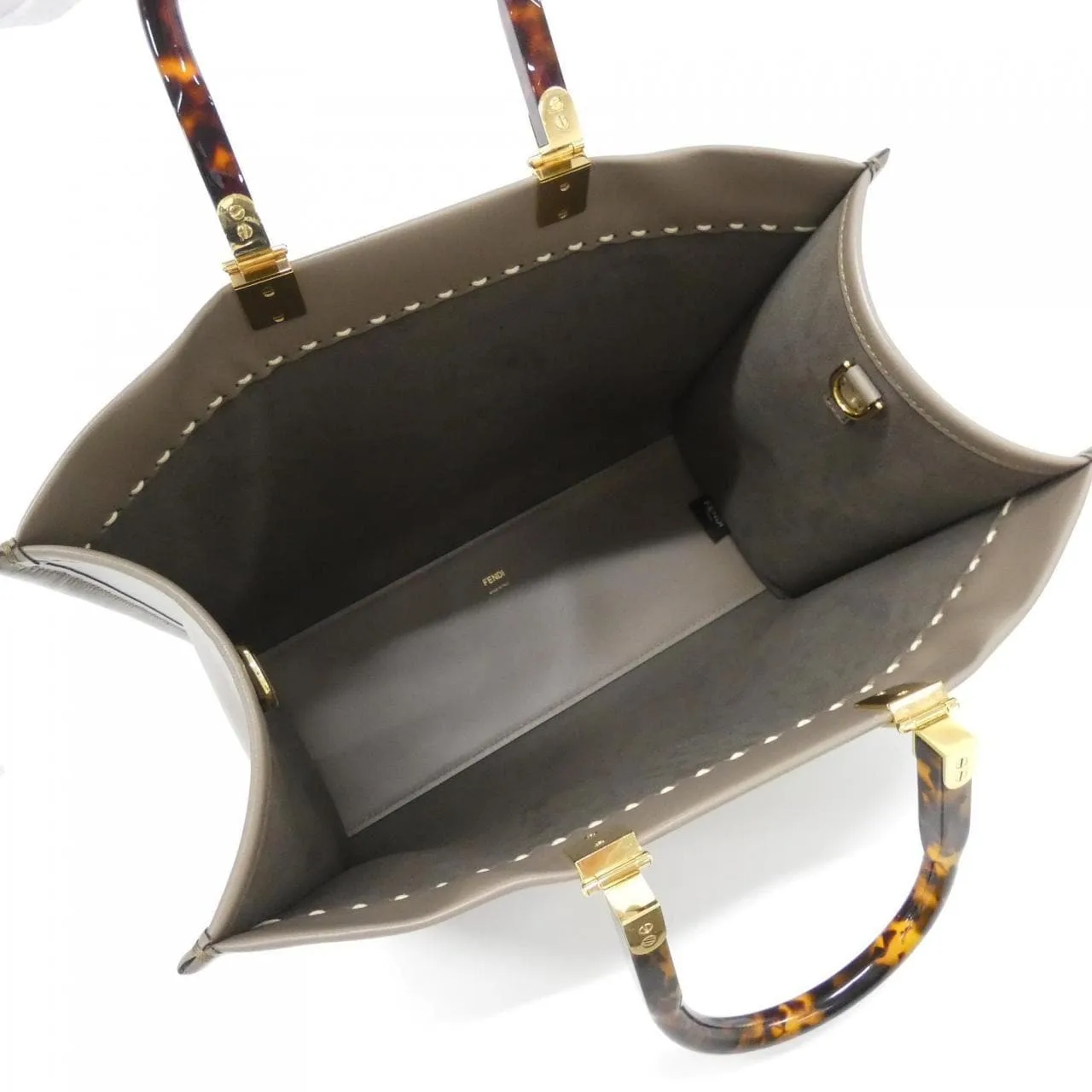 FENDI Sunshine Shopper 8BH386 AHN5 Handbag 黑色 中古品A - 縮圖 9