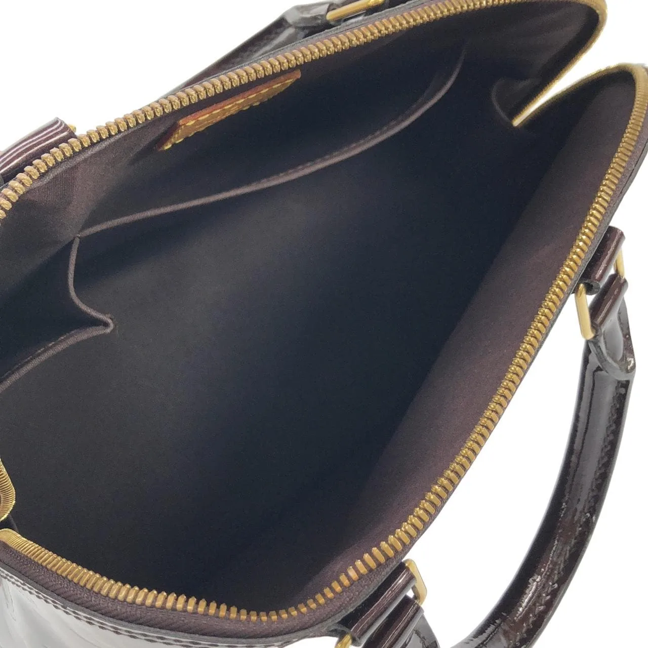LOUIS VUITTON Alma M91611 Handbag Vernis Black Vernis Rank A - Thumbnail 5