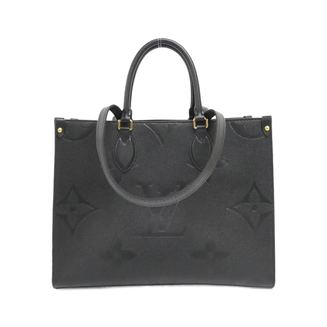 LOUIS VUITTON OnTheGo M45595 Handbag Monogram Black