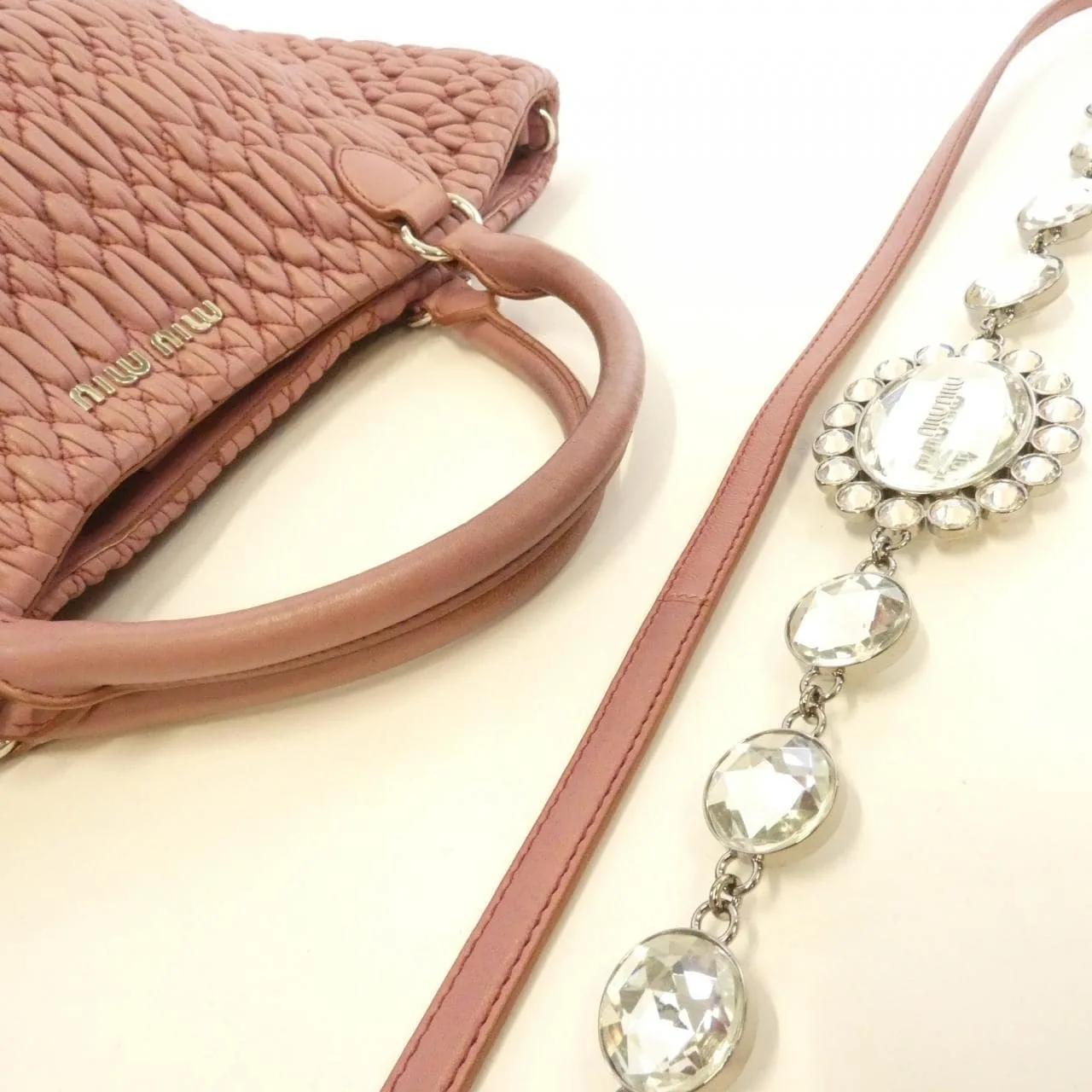 MIU MIU RN0896 Handbag Black Rank B - Thumbnail 5