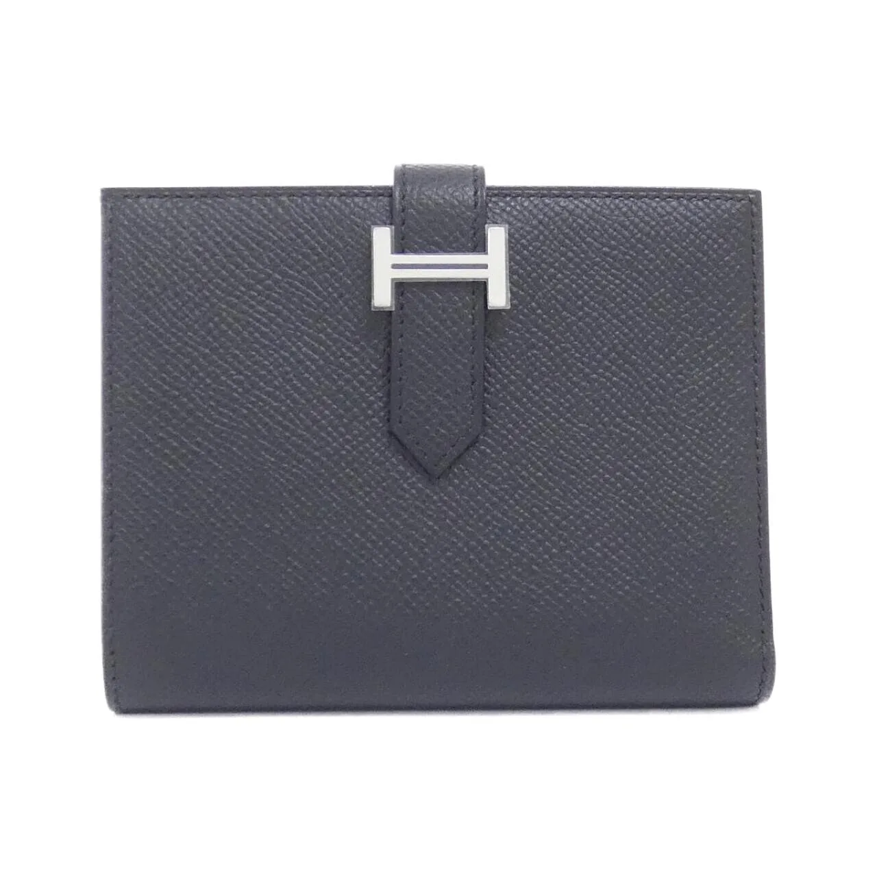 HERMES 039790CK Wallet Epsom Black
