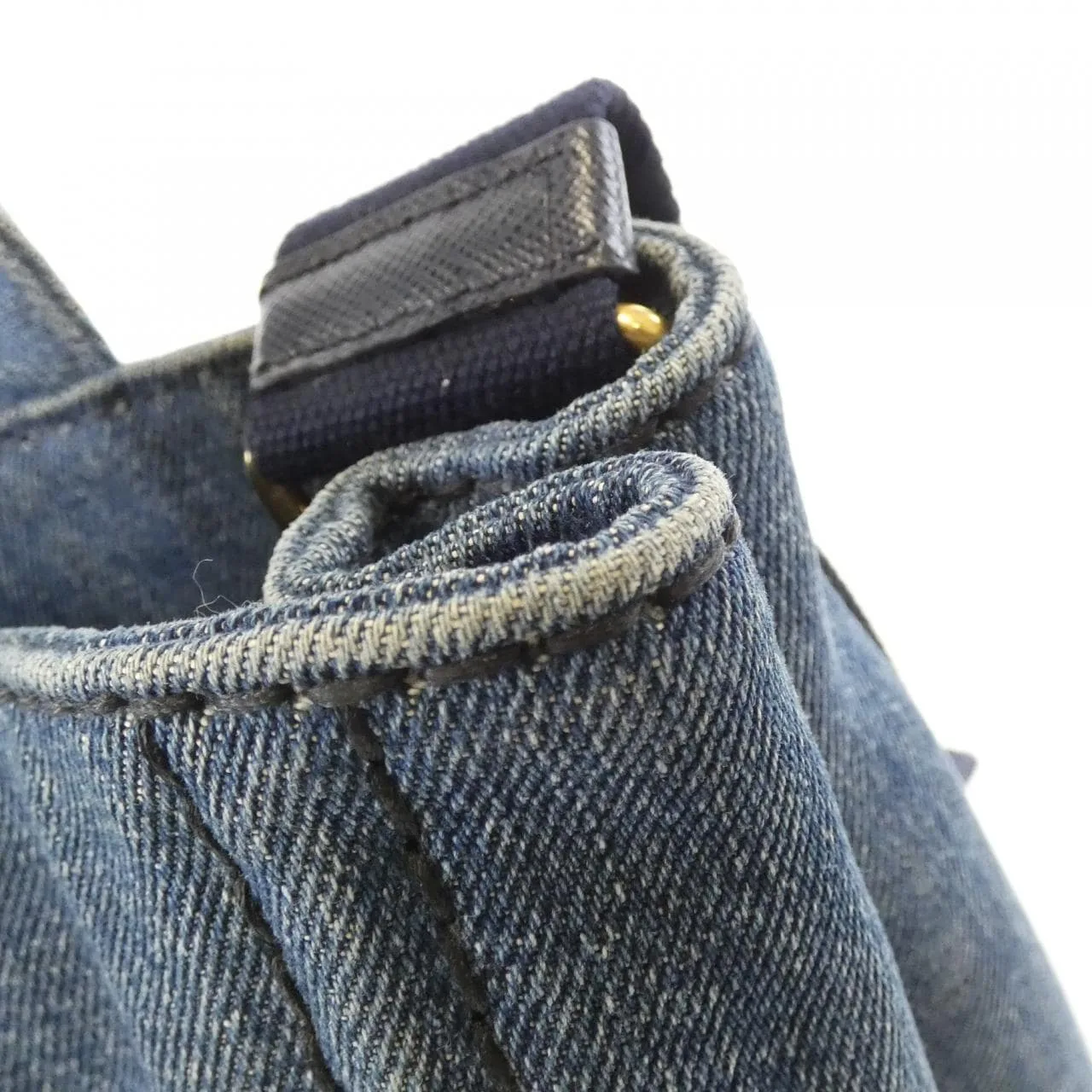 PRADA 1BG439 Handbag Blue Rank B - Thumbnail 4