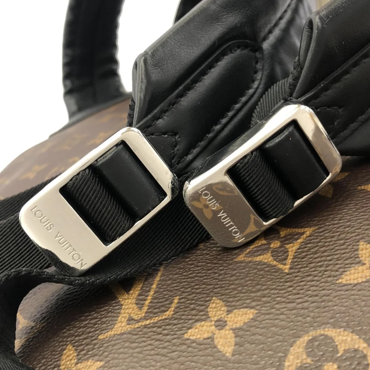 LOUIS VUITTON M45349 Backpack Monogram 黑色 Monogram 中古品A - 縮圖 4