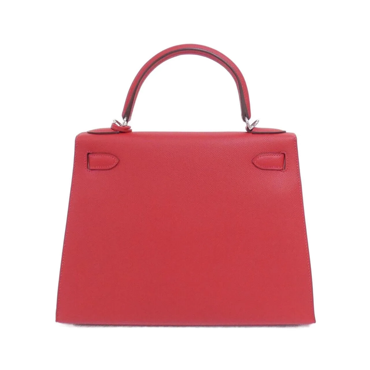 HERMES Kelly 042319CK Handbag Epsom Rouge Epsom Leather Rank A - Thumbnail 2