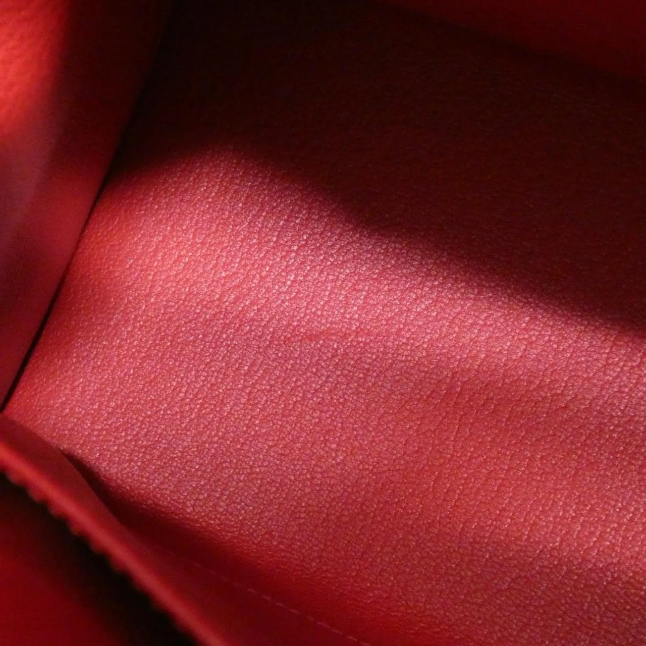 HERMES Kelly 042319CK Handbag Epsom Rouge Epsom Leather Rank A - Thumbnail 8