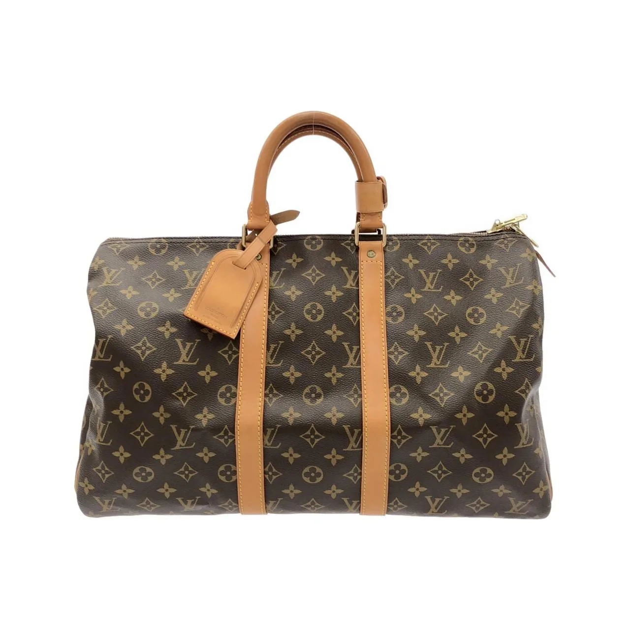 LOUIS VUITTON Keepall M41428 Boston Monogram Black