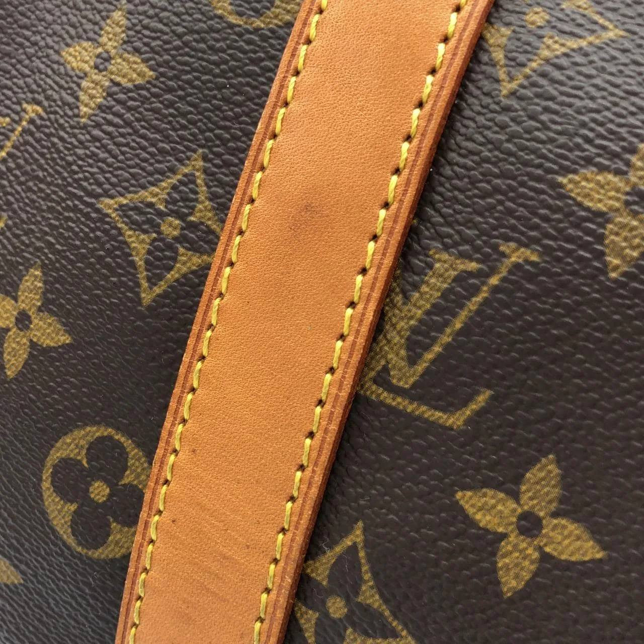 LOUIS VUITTON Keepall M41428 Boston Monogram 黑色 Monogram 中古品A - 縮圖 3
