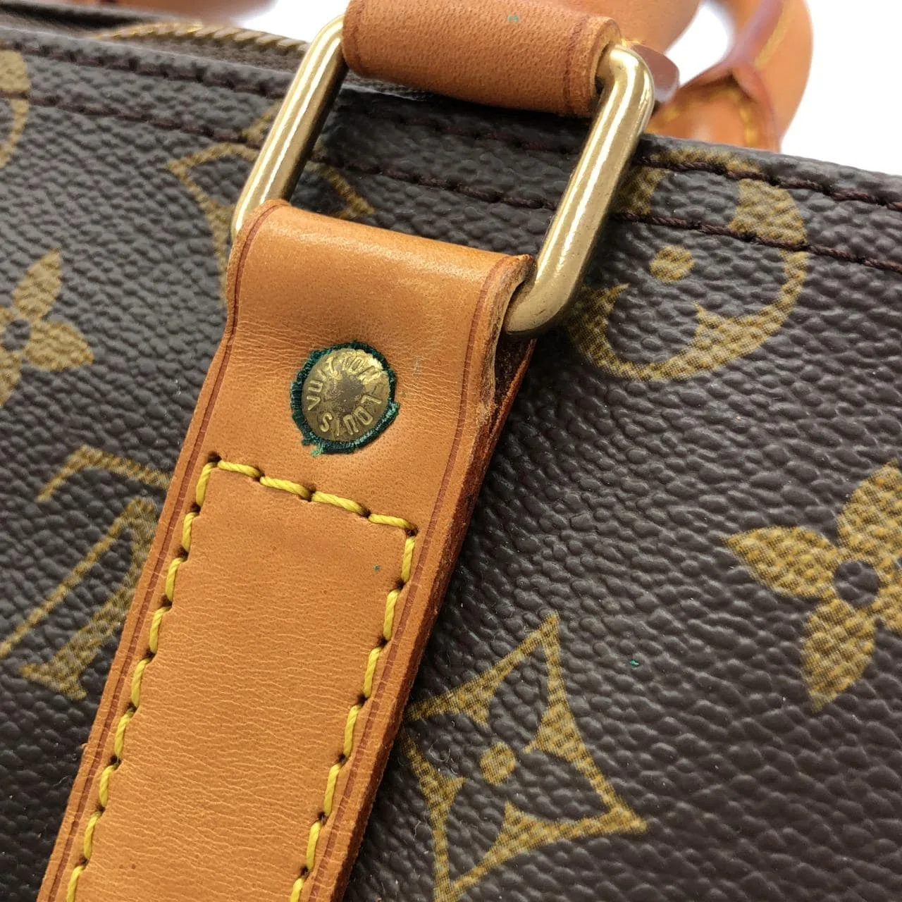 LOUIS VUITTON Keepall M41428 Boston Monogram 黑色 Monogram 中古品A - 縮圖 5