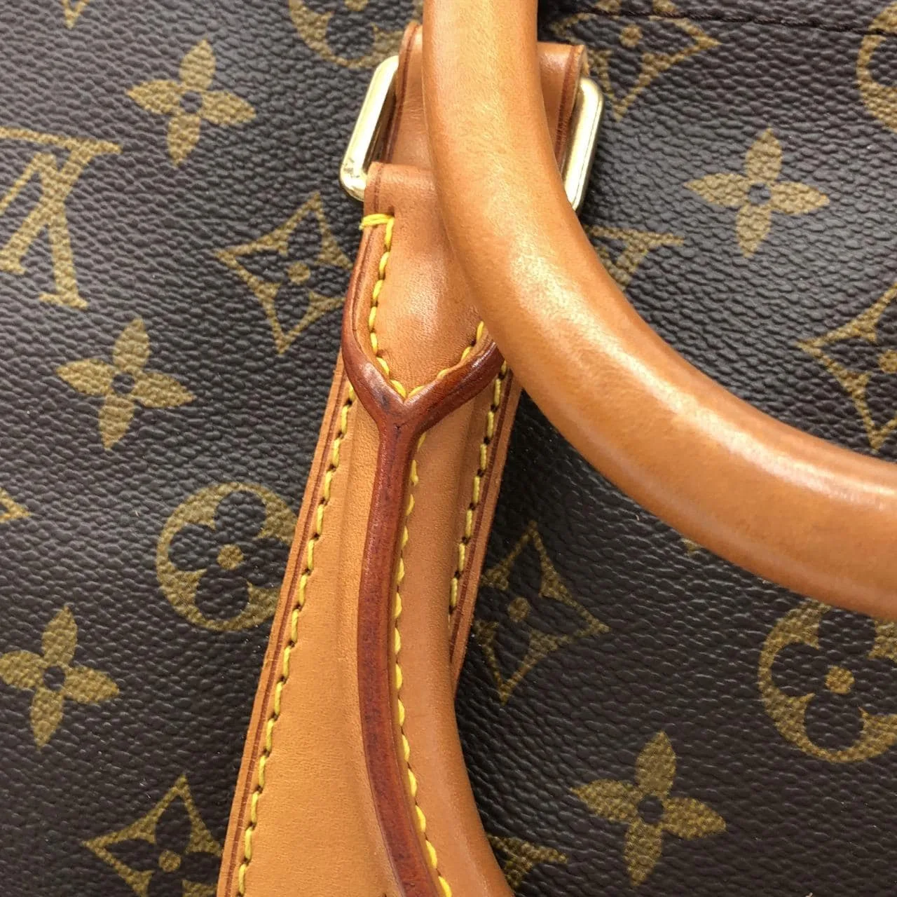 LOUIS VUITTON Keepall M41428 Boston Monogram 黑色 Monogram 中古品A - 縮圖 6