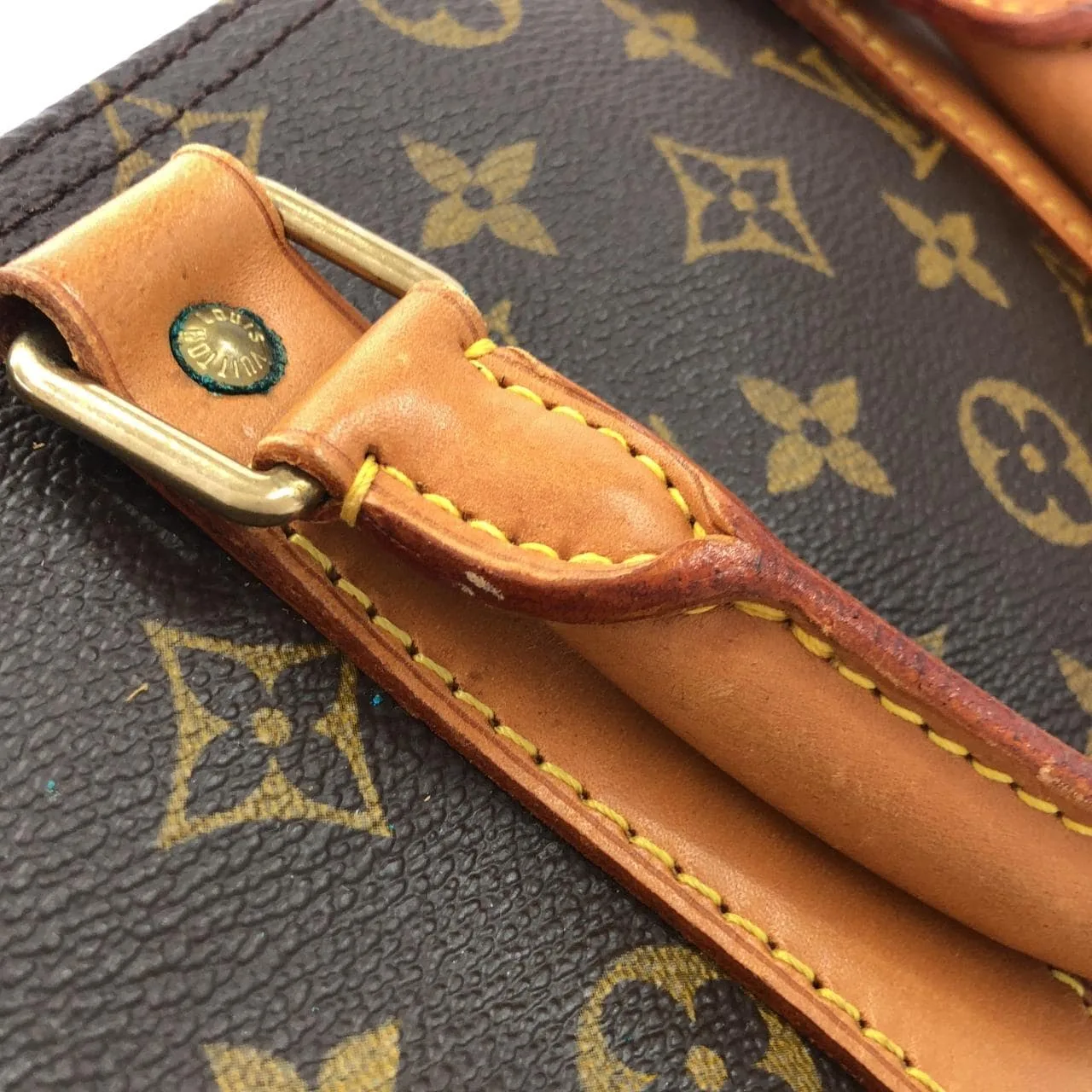 LOUIS VUITTON Keepall M41428 Boston Monogram 黑色 Monogram 中古品A - 縮圖 7