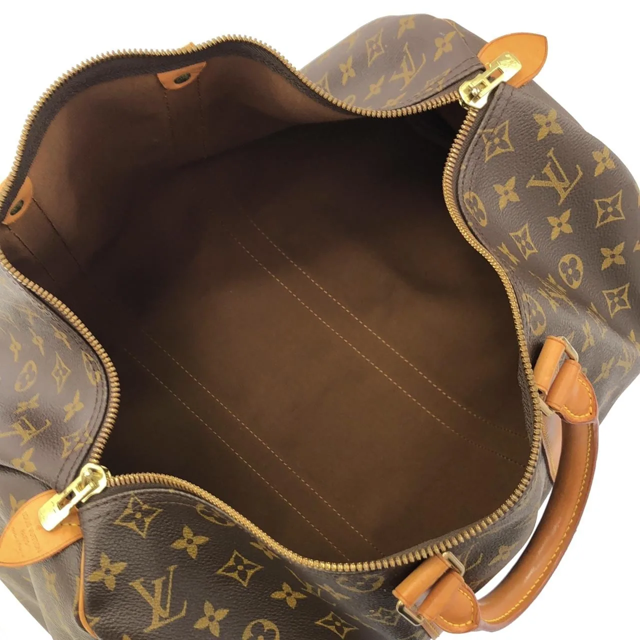 LOUIS VUITTON Keepall M41428 Boston Monogram 黑色 Monogram 中古品A - 縮圖 8