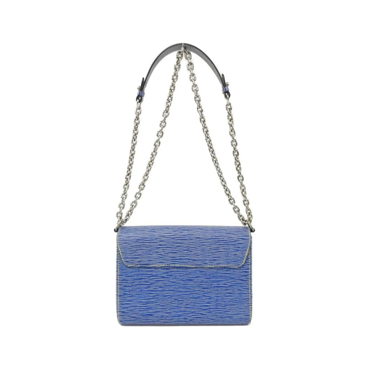 LOUIS VUITTON Twist M50271 Shoulder Denim 藍色 牛仔布 中古品A - 縮圖 2