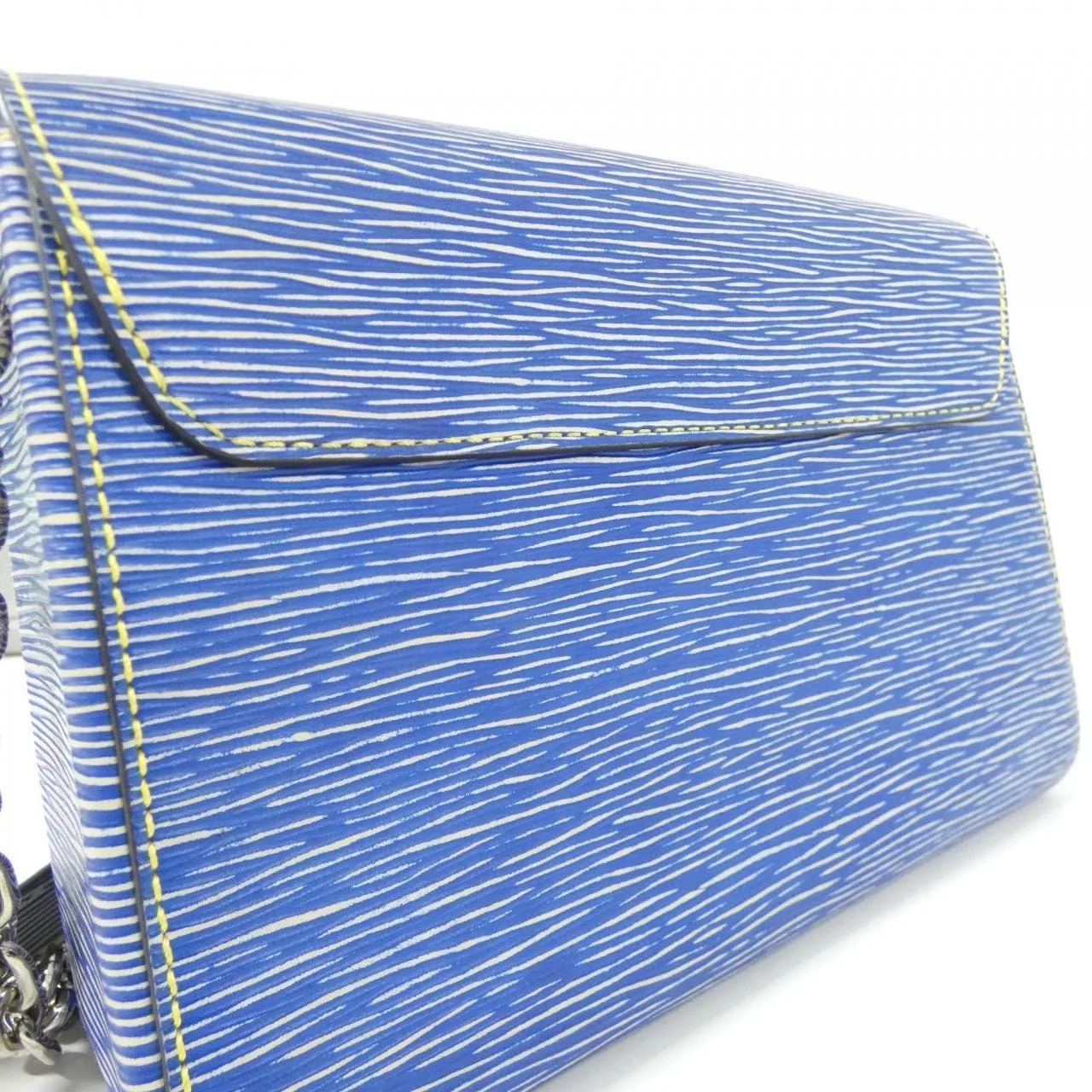 LOUIS VUITTON Twist M50271 Shoulder Denim 藍色 牛仔布 中古品A - 縮圖 5