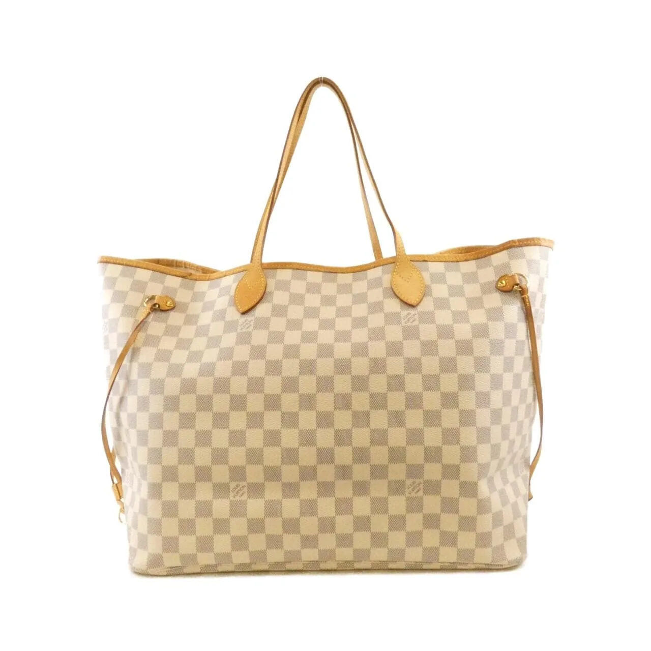 LOUIS VUITTON Neverfull N51108 Tote Damier Black