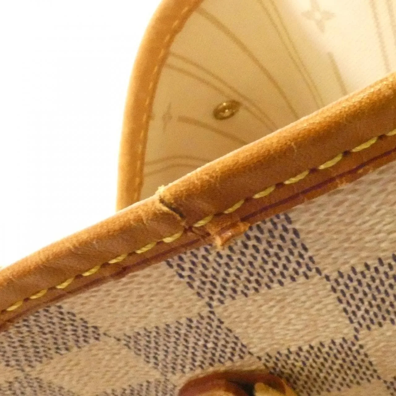 LOUIS VUITTON Neverfull N51108 Tote Damier Black Damier Rank B - Thumbnail 4