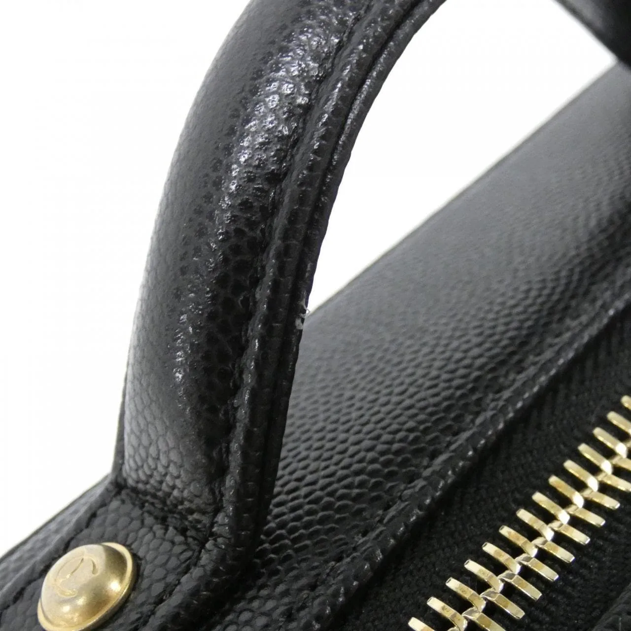 CHANEL 93342 Handbag Grained Calfskin