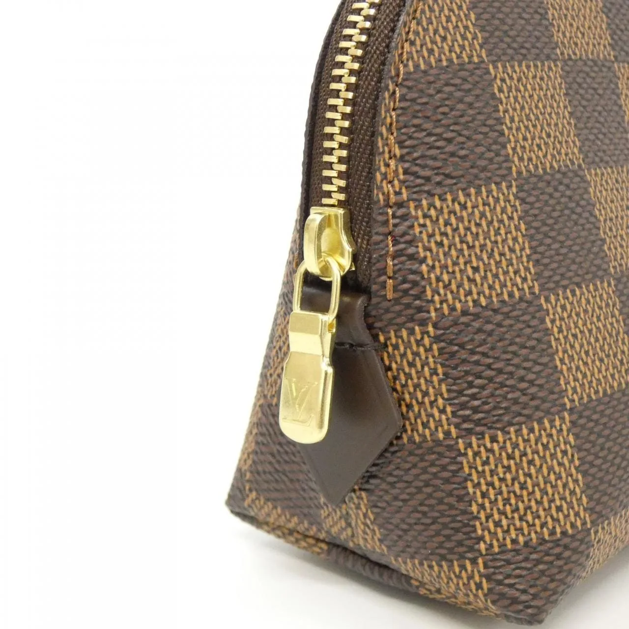 LOUIS VUITTON Pochette N47516 Pouch Damier 黑色 Damier 中古品A - 縮圖 3