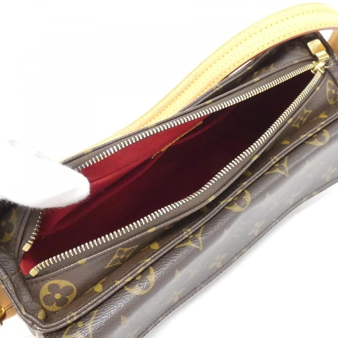 LOUIS VUITTON Viva Cité M51164 Shoulder Monogram 黑色 Monogram 中古品A - 縮圖 7