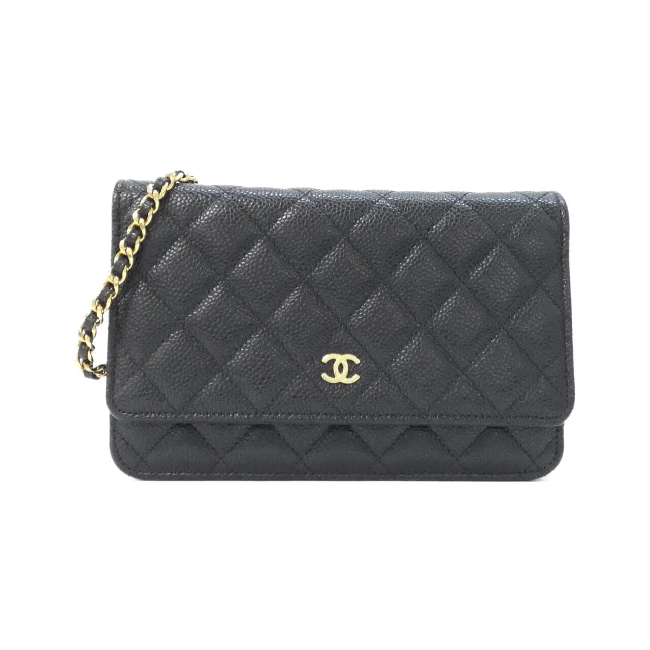CHANEL Timeless Classic AP0250 Wallet Grained Calfskin Black