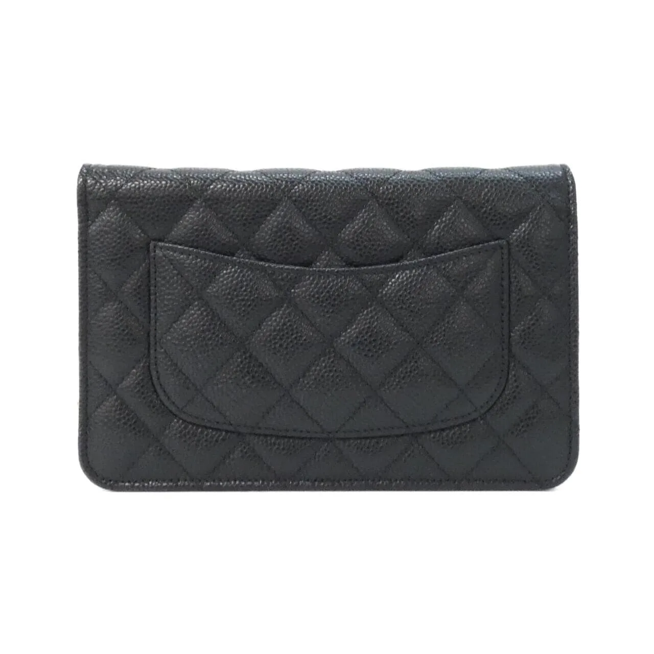 CHANEL Timeless Classic AP0250 Wallet Grained Calfskin 黑色 荔枝紋牛皮 中古品A - 縮圖 2