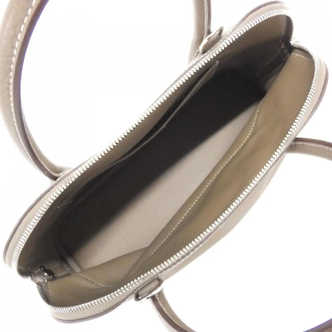 HERMES Bolide 073419CK Handbag Clemence Etoupe Clemence Leather Rank A - Thumbnail 7