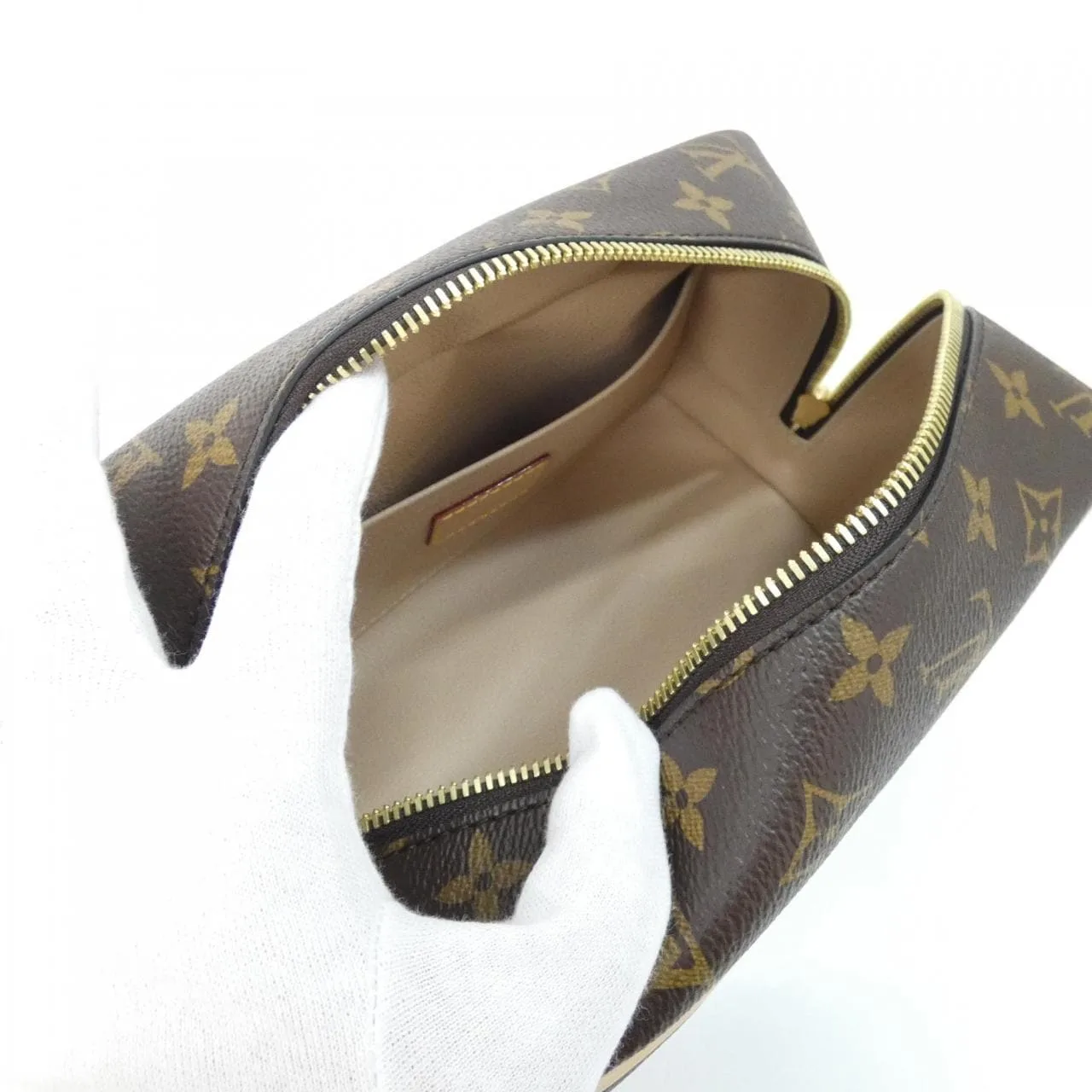 LOUIS VUITTON M83112 Pouch Monogram 黑色 Monogram 中古品A - 縮圖 5