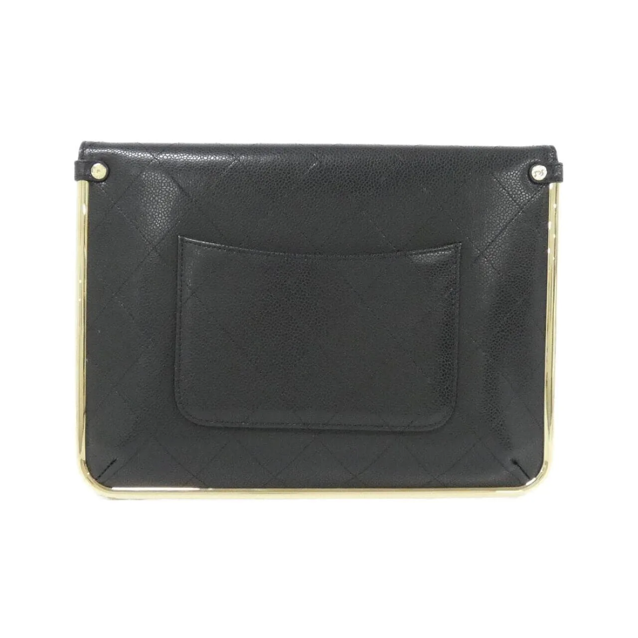 CHANEL AP4268 Shoulder Grained Calfskin 黑色 荔枝紋牛皮 中古品A - 縮圖 2