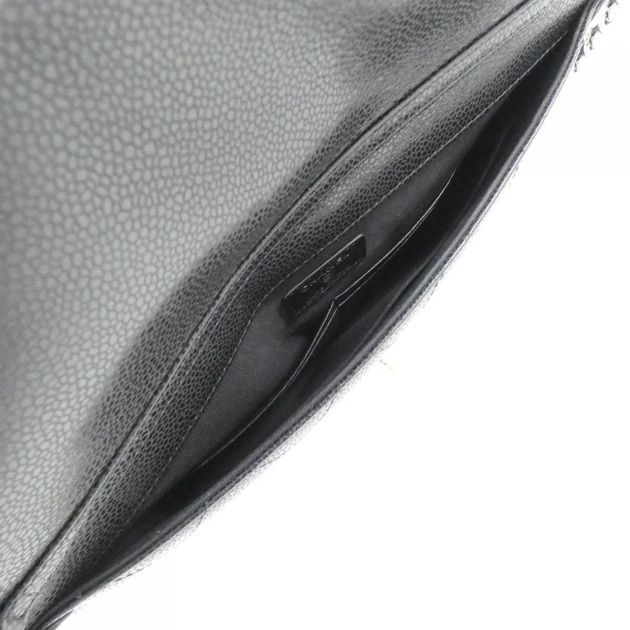 CHANEL AP4268 Shoulder Grained Calfskin 黑色 荔枝紋牛皮 中古品A - 縮圖 8