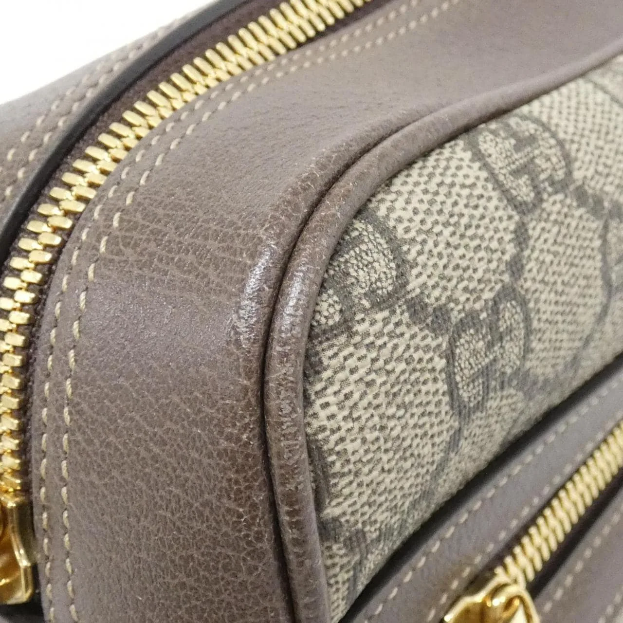 GUCCI 517080 96I3B Shoulder Canvas 黑色 帆布 中古品A - 縮圖 4