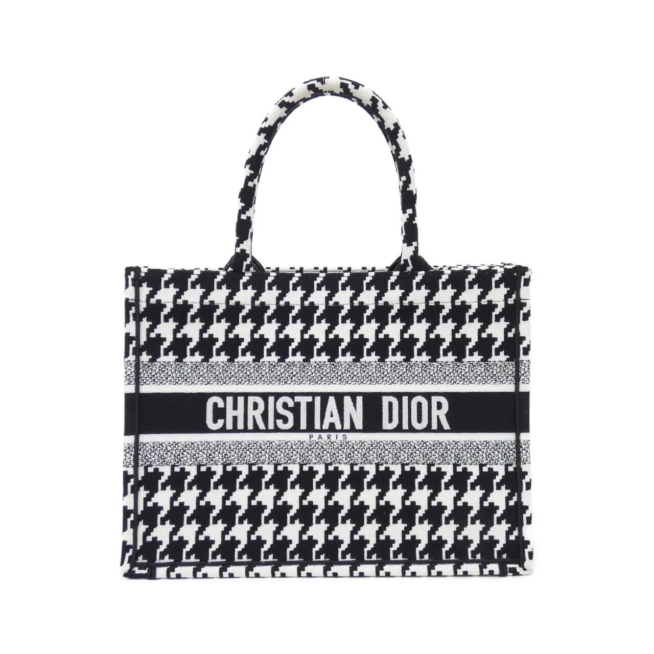 DIOR Book Tote M1296ZTQT Tote Canvas Black