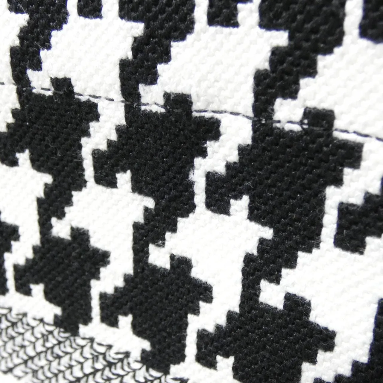 DIOR Book Tote M1296ZTQT Tote Canvas 黑色 帆布 中古品A - 縮圖 5