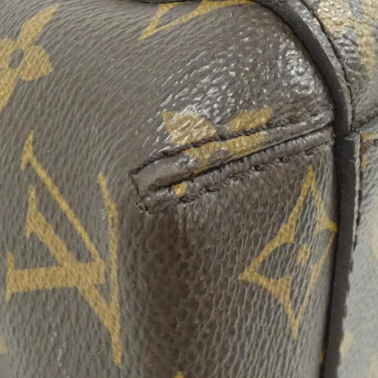 LOUIS VUITTON Montaigne M41056 Handbag Monogram 黑色 Monogram 中古品A - 縮圖 2