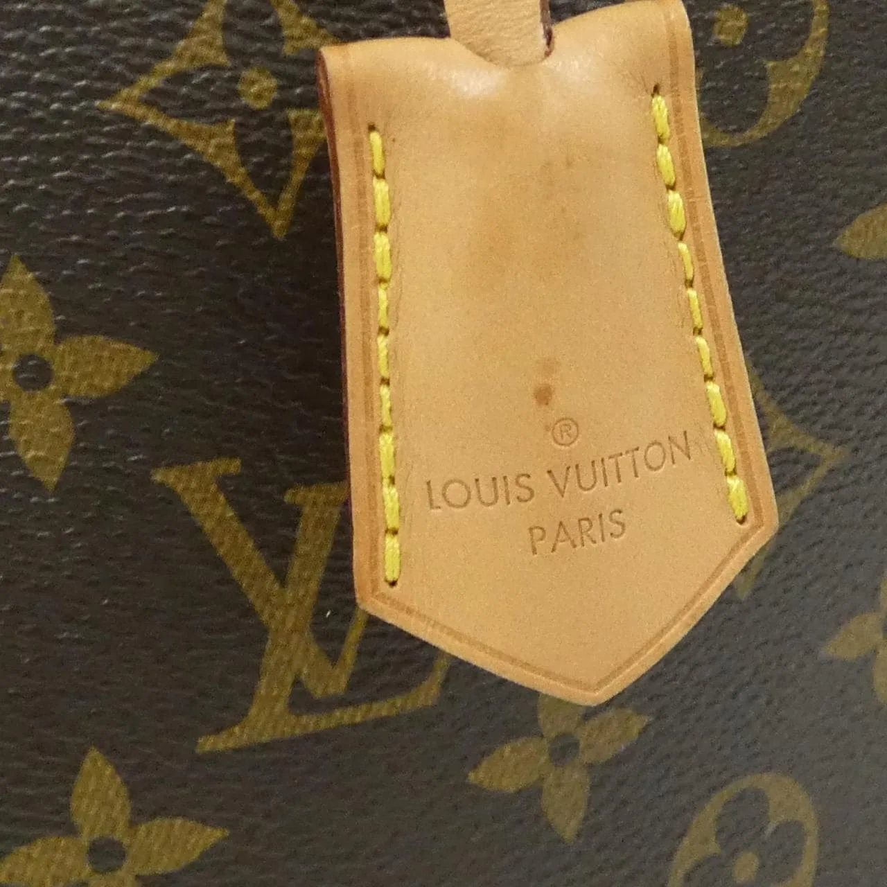LOUIS VUITTON Montaigne M41056 Handbag Monogram 黑色 Monogram 中古品A - 縮圖 4