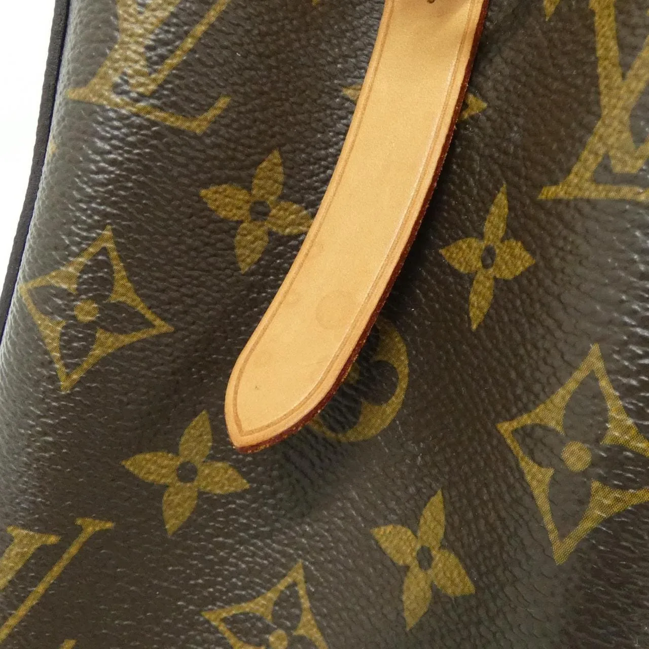 LOUIS VUITTON Montaigne M41056 Handbag Monogram 黑色 Monogram 中古品A - 縮圖 6