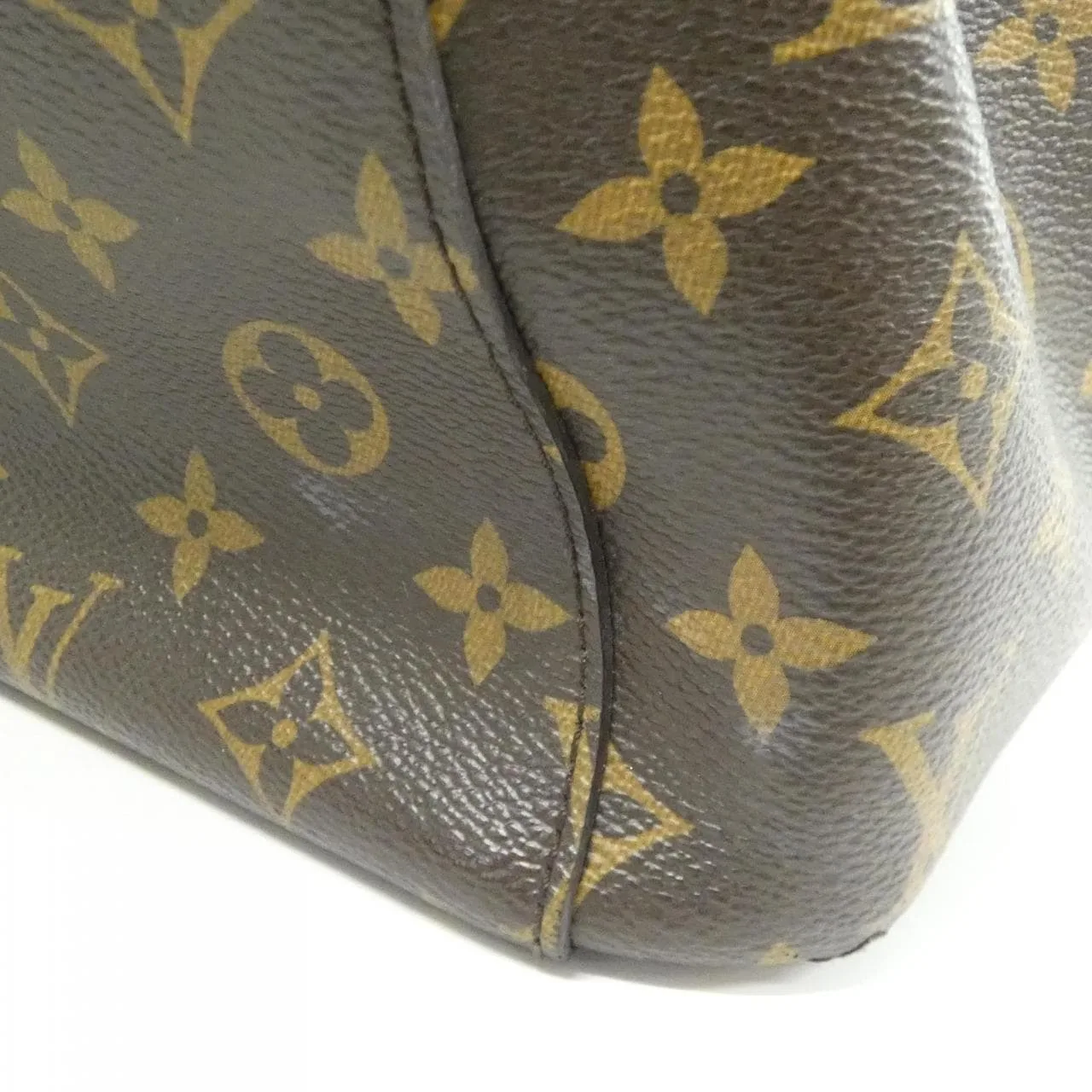 LOUIS VUITTON Montaigne M41056 Handbag Monogram 黑色 Monogram 中古品A - 縮圖 7