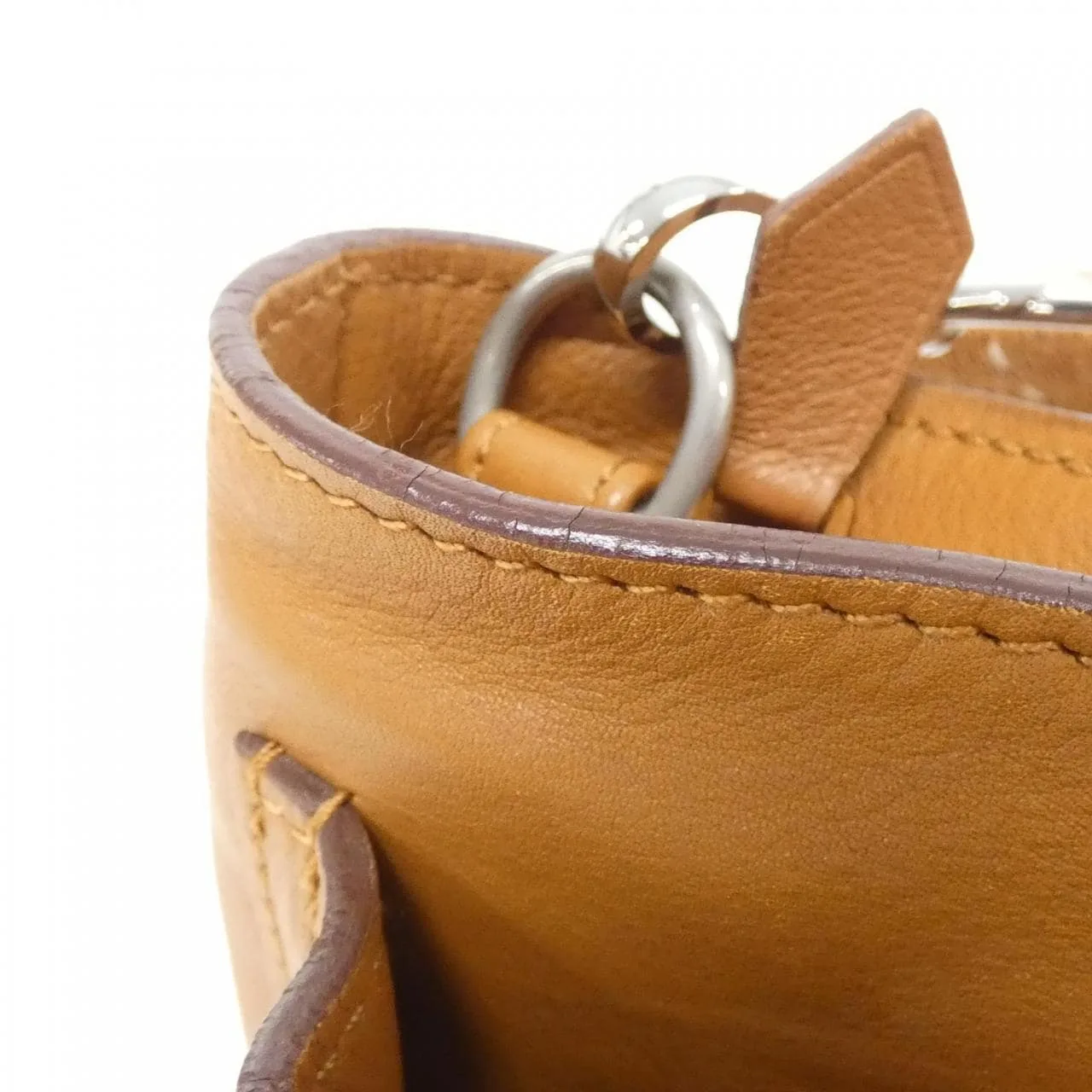 HERMES 049020CK Handbag 金色 中古品A - 縮圖 5