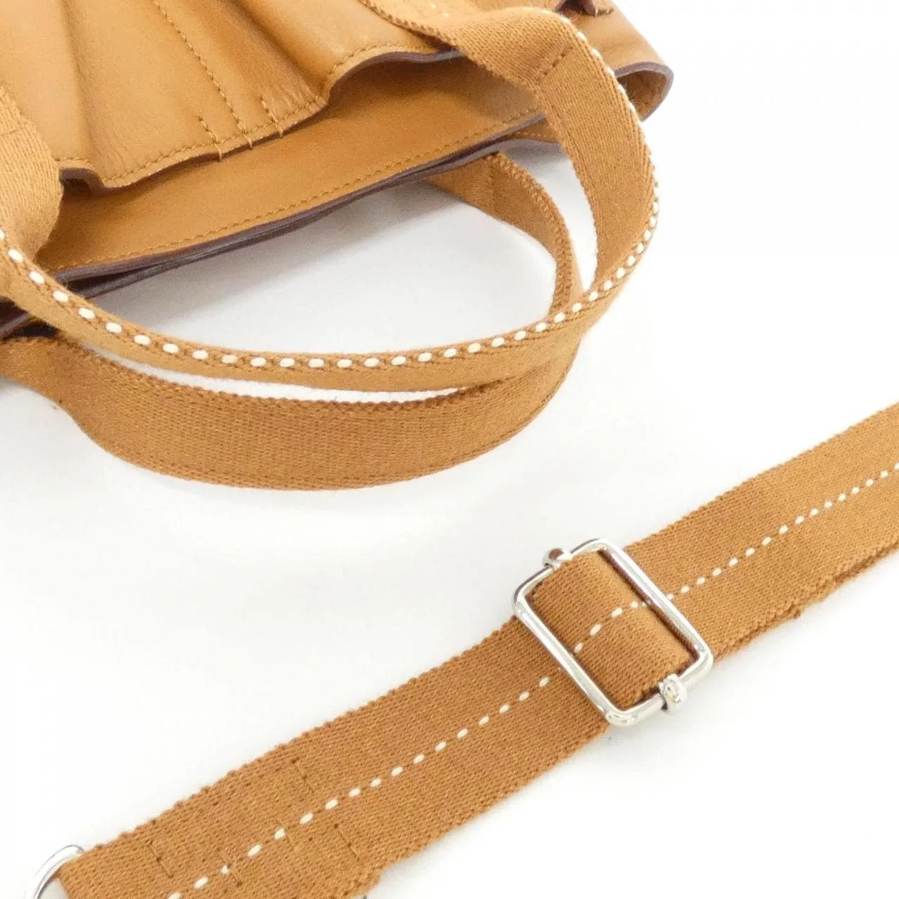 HERMES 049020CK Handbag 金色 中古品A - 縮圖 6