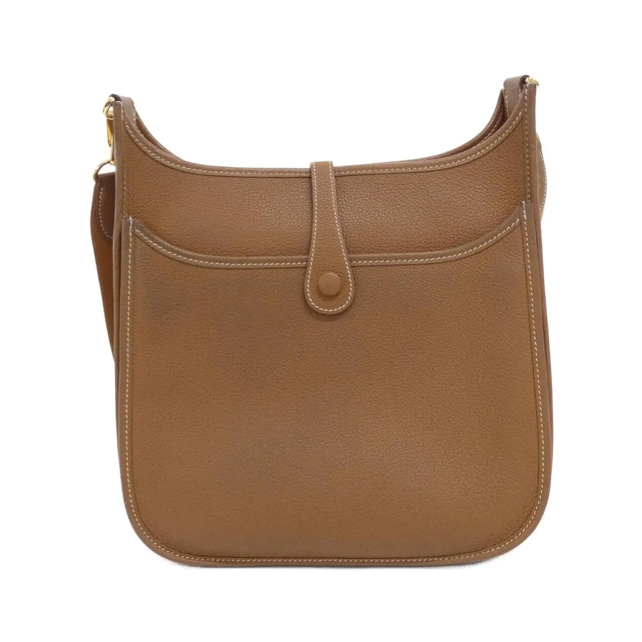 HERMES Evelyne 056277CC Shoulder Clemence Gold Clemence Leather Rank B - Thumbnail 2