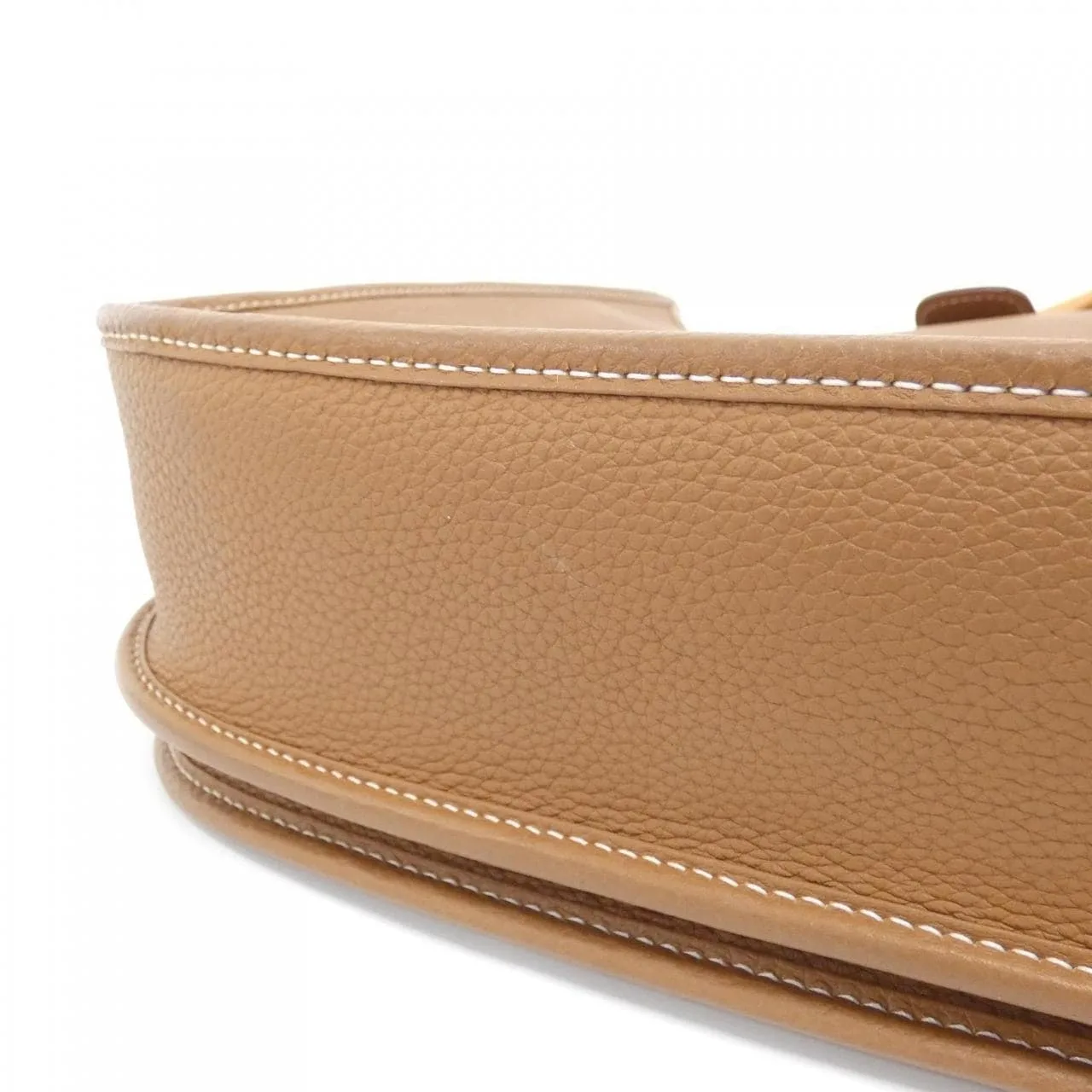 HERMES Evelyne 056277CC Shoulder Clemence Gold Clemence Leather Rank B - Thumbnail 3