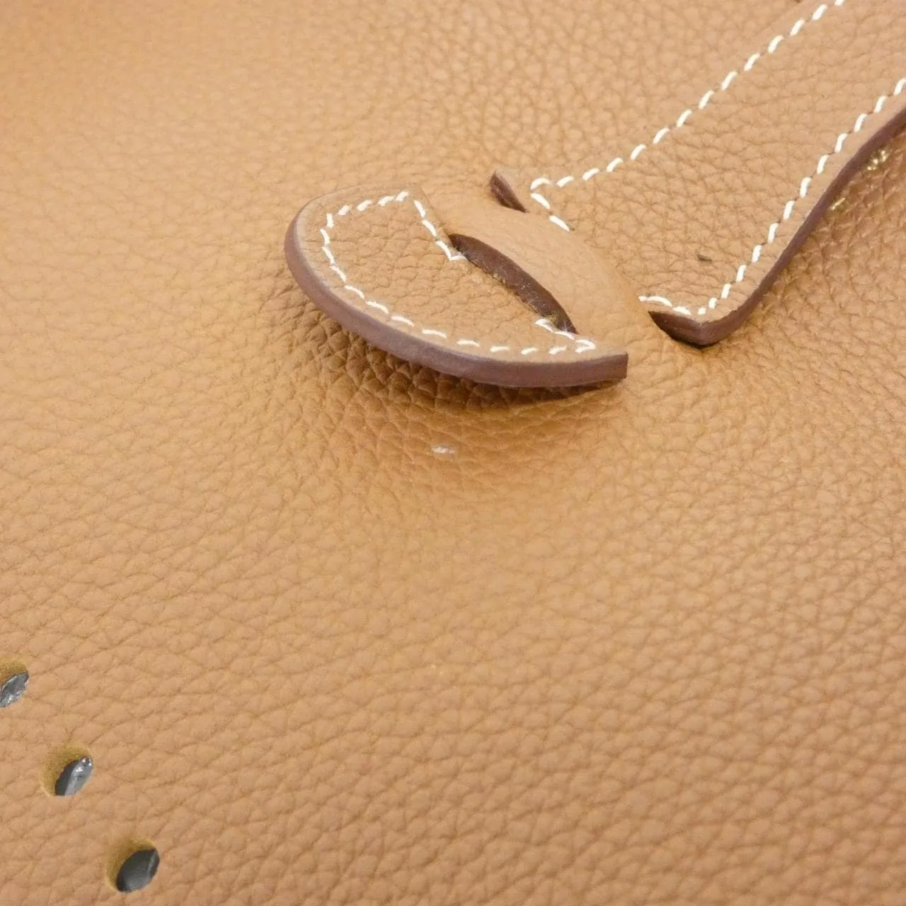 HERMES Evelyne 056277CC Shoulder Clemence Gold Clemence Leather Rank B - Thumbnail 5