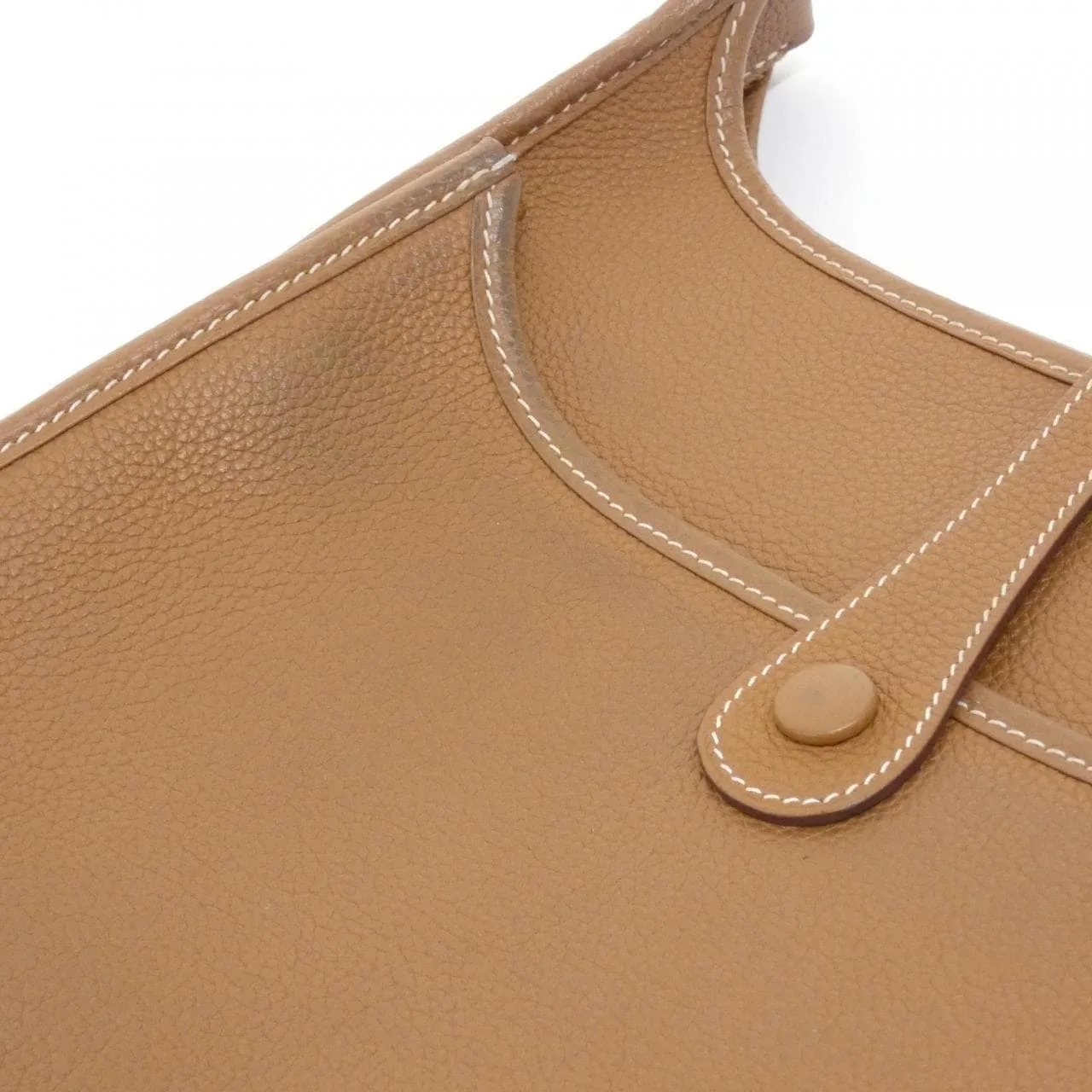 HERMES Evelyne 056277CC Shoulder Clemence Gold Clemence Leather Rank B - Thumbnail 6