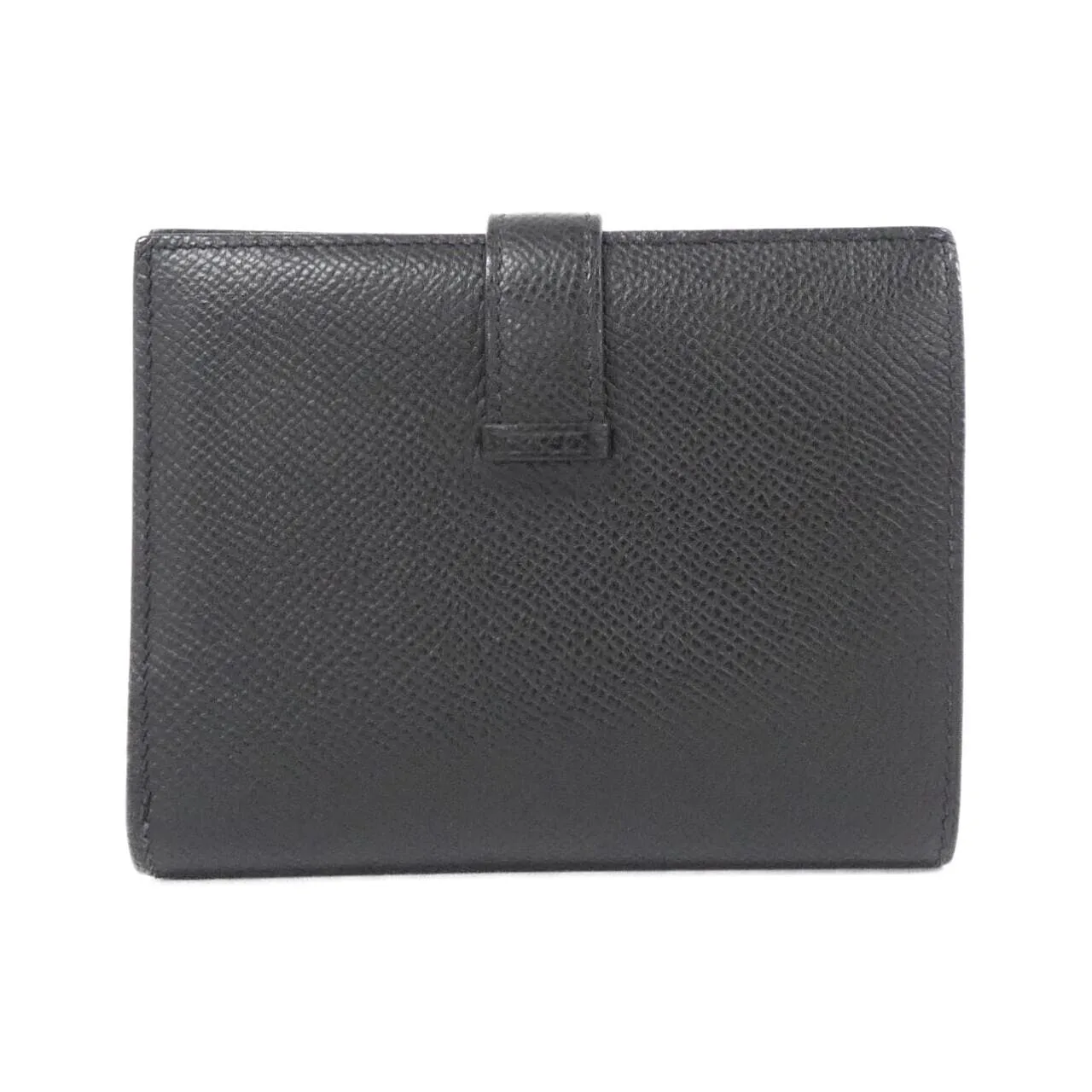 HERMES 039790CK Wallet Epsom Black Epsom Leather Rank A - Thumbnail 2