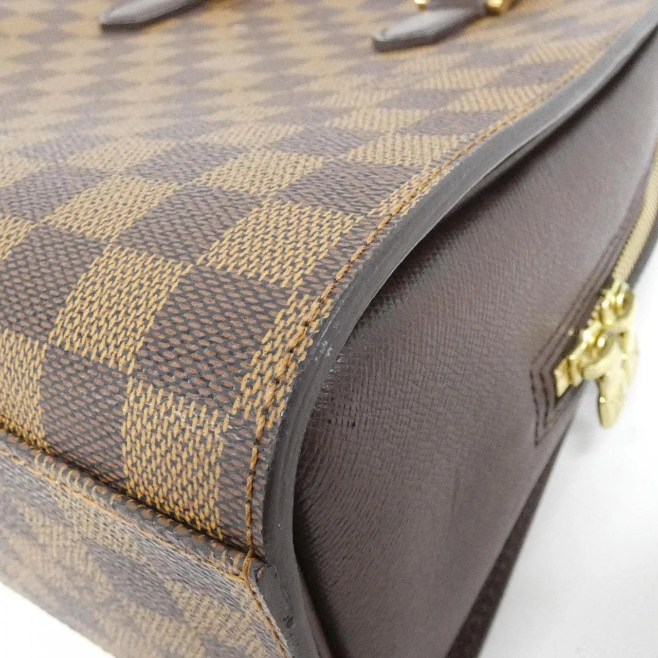 LOUIS VUITTON N51155 Handbag Damier 黑色 Damier 中古品A - 縮圖 2