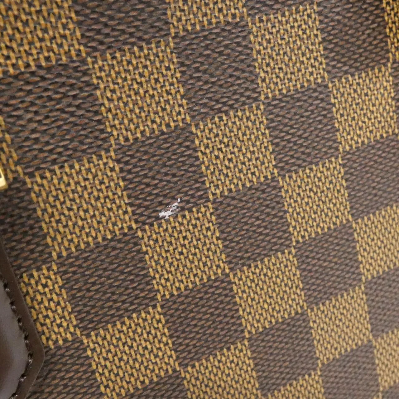 LOUIS VUITTON N51155 Handbag Damier 黑色 Damier 中古品A - 縮圖 3