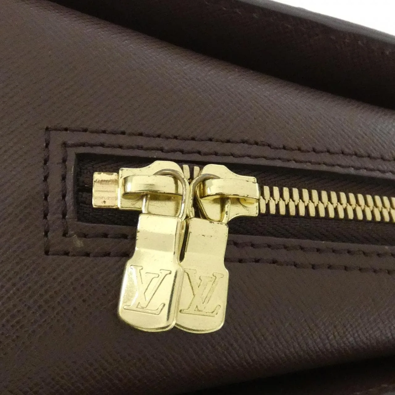 LOUIS VUITTON N51155 Handbag Damier 黑色 Damier 中古品A - 縮圖 5